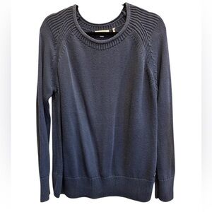 Barbour Women’s Lowmoore Knitted Fisherman Sweater sz 14